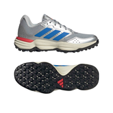 Adidas Adipower League Hockey Shoes: Silver