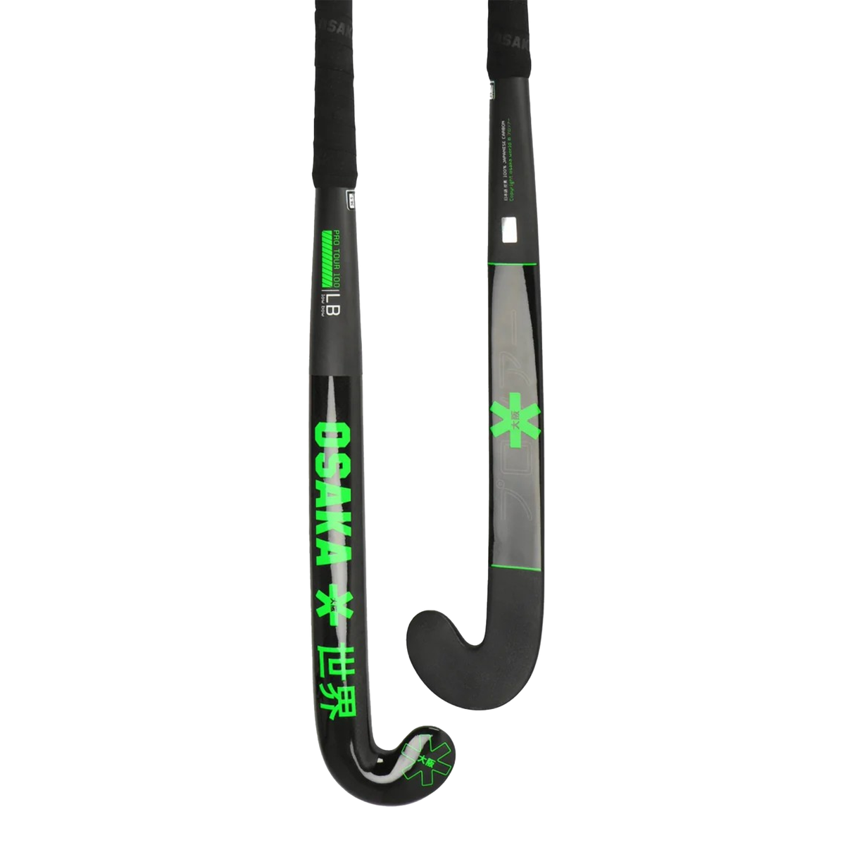 Osaka Pro Tour 100 2.0 Low Bow Hockey Stick 2025: Iconic Black