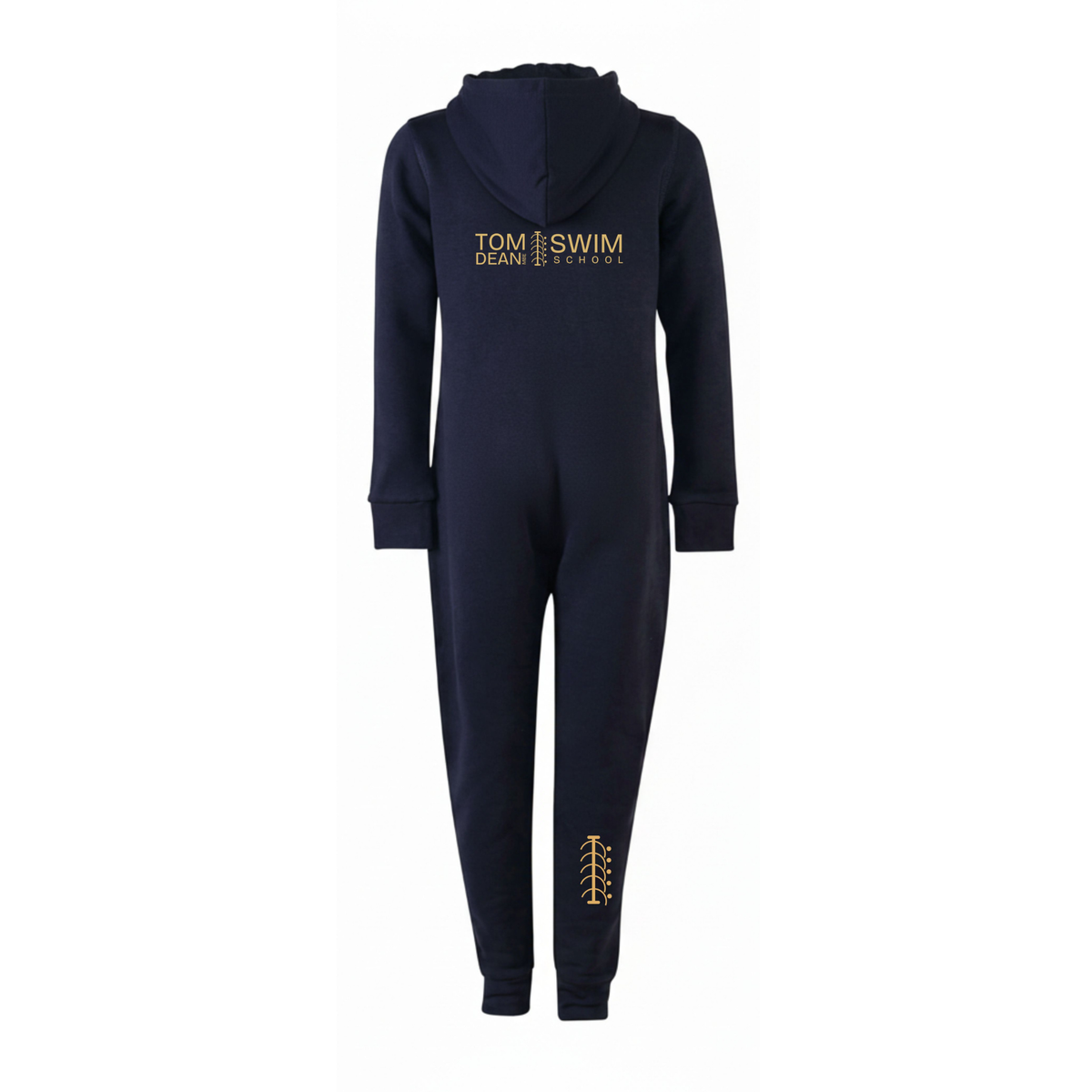 Tom Dean Swim School Kids Onesie: Navy