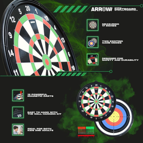Arrow180 Magnetic Dartboard Set