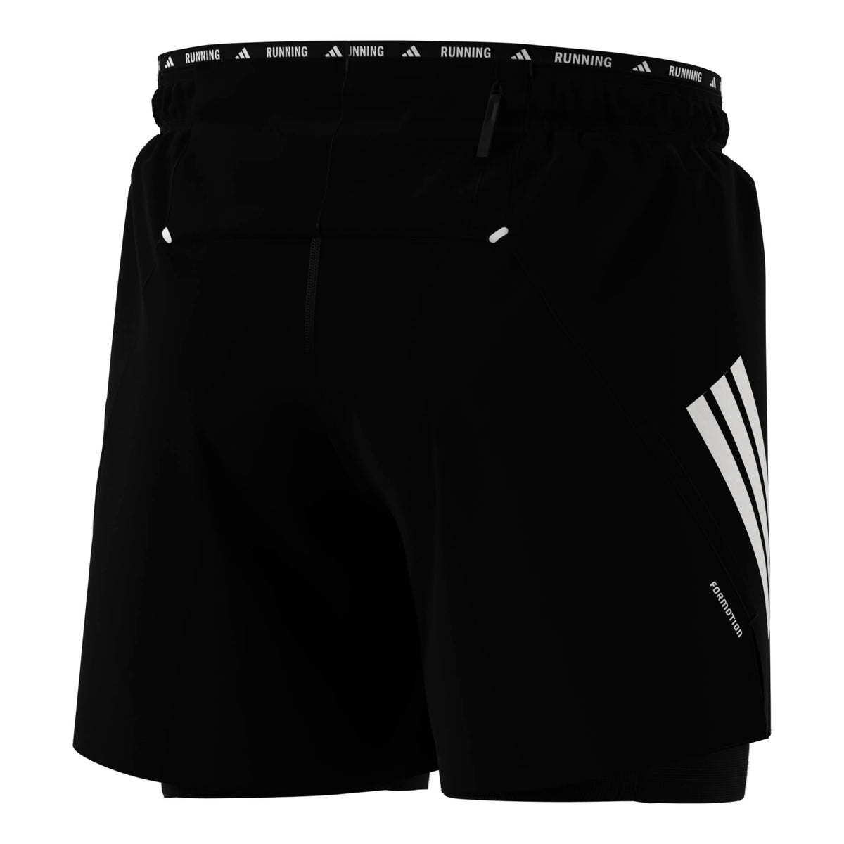 Adidas Adi365 Iconinc Running 2in1 Shorts: Black