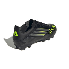 Adidas F50 Club FG/MG Junior Football Boots: Black