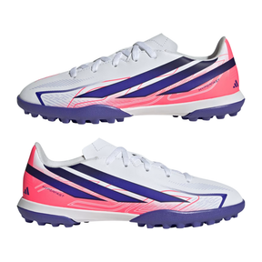 Adidas F50 Hyperfast Club TF Junior  Football Boots: White