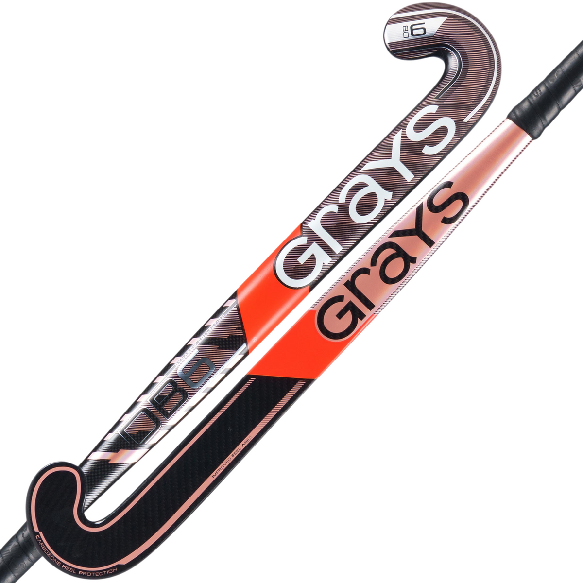 Grays Dynabow 6 Hockey Stick 25/2026: Black/Metallic Pink - 36.5