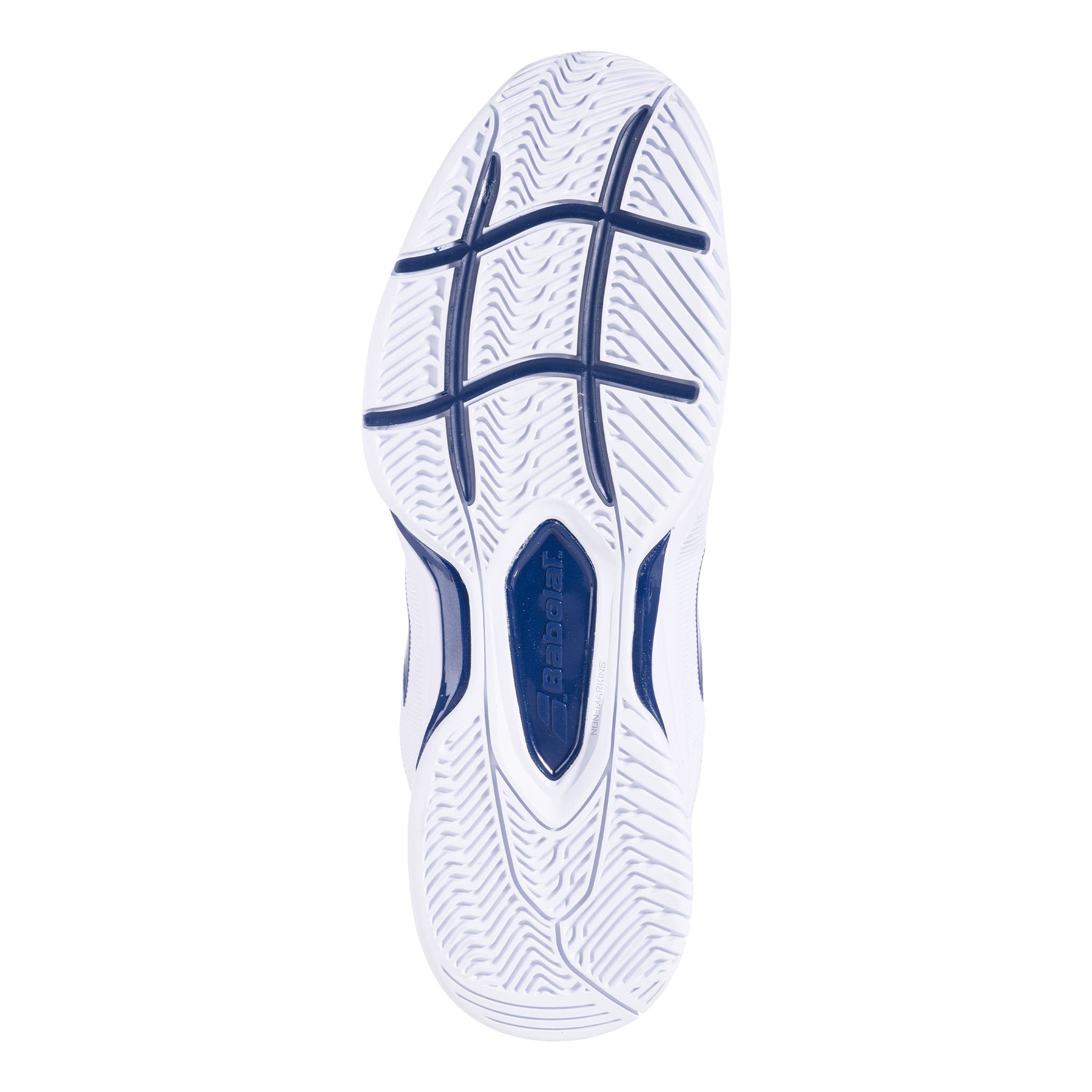 Babolat SFX3 All Court Mens Tennis Shoes: White/Navy