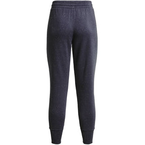 Under Armour Womens Rival Fleece Joggers: Tempered Steel/White