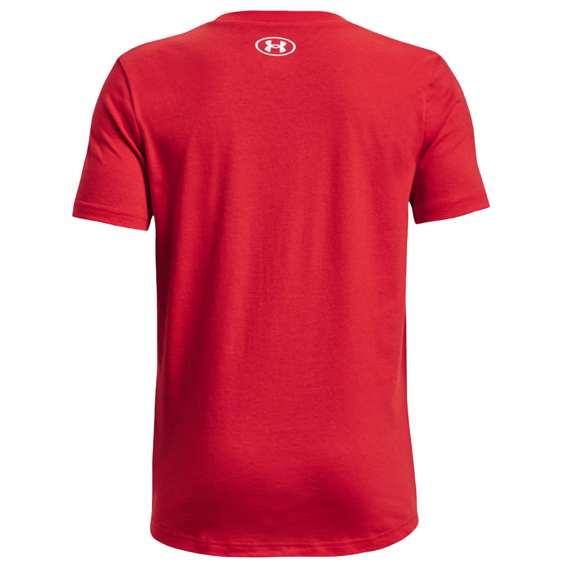 Under Armour Youth Sportstyle Tee Large Logo: Red/White