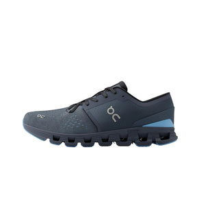 On Cloud X 4 Mens Running Shoes: Navy/Gourami
