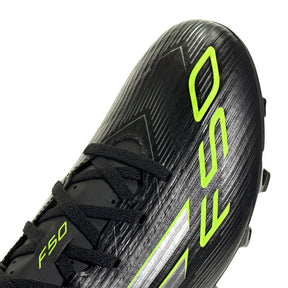 Adidas F50 Club FG/MG Junior Football Boots: Black