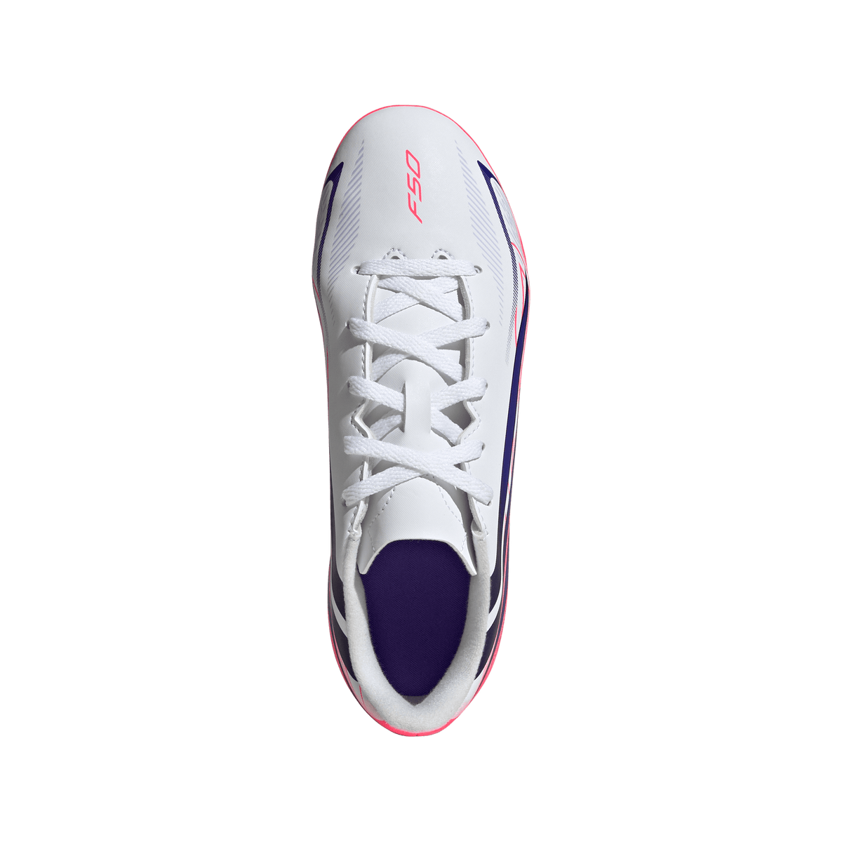 Adidas F50 Club FG/MG Junior Football Boots: ftwr White