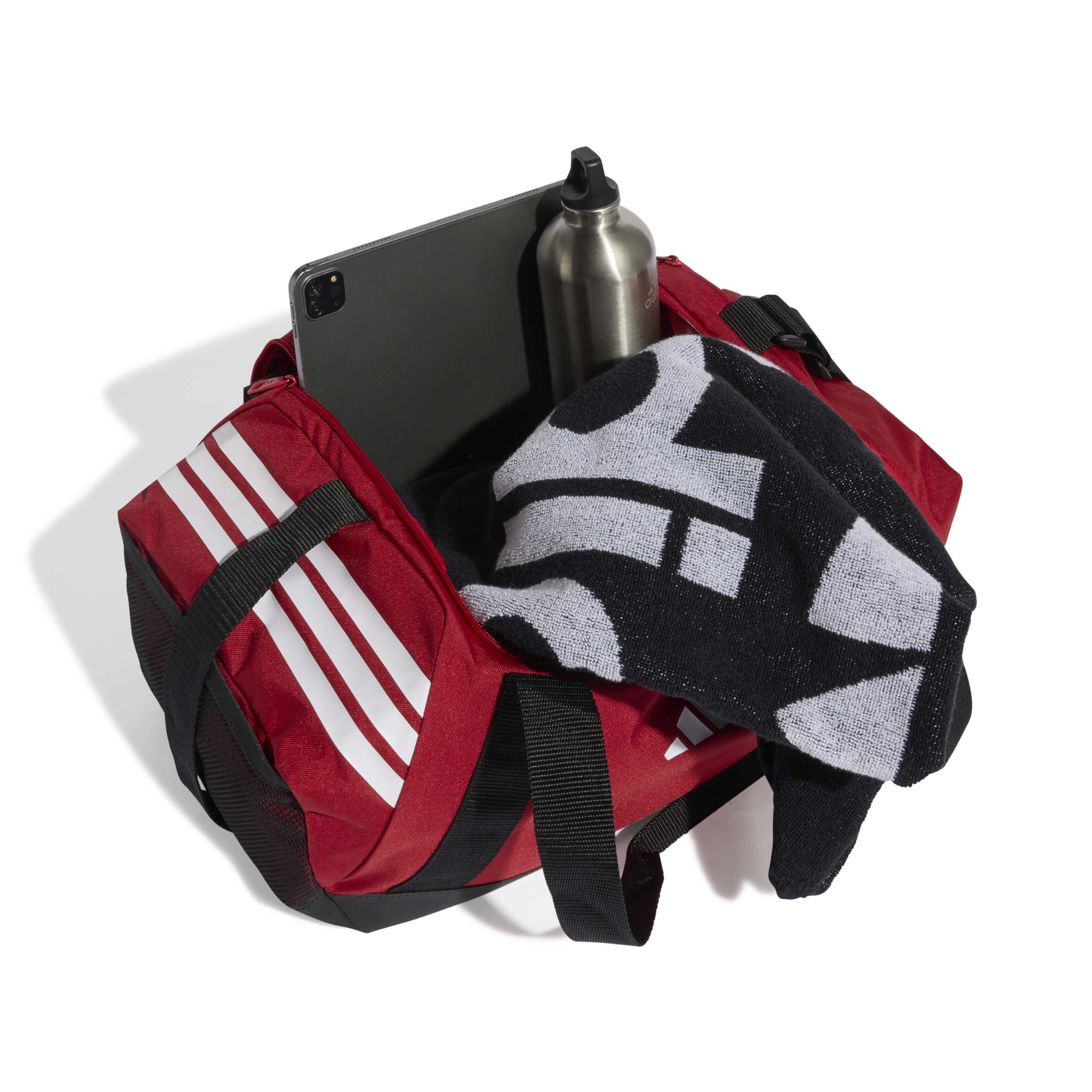 Adidas Tiro Duffle Bag: Red
