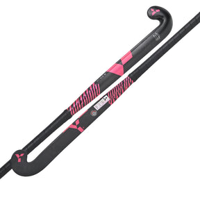 Y1 GLB 50 Natural Carbon Hockey Stick: Pink