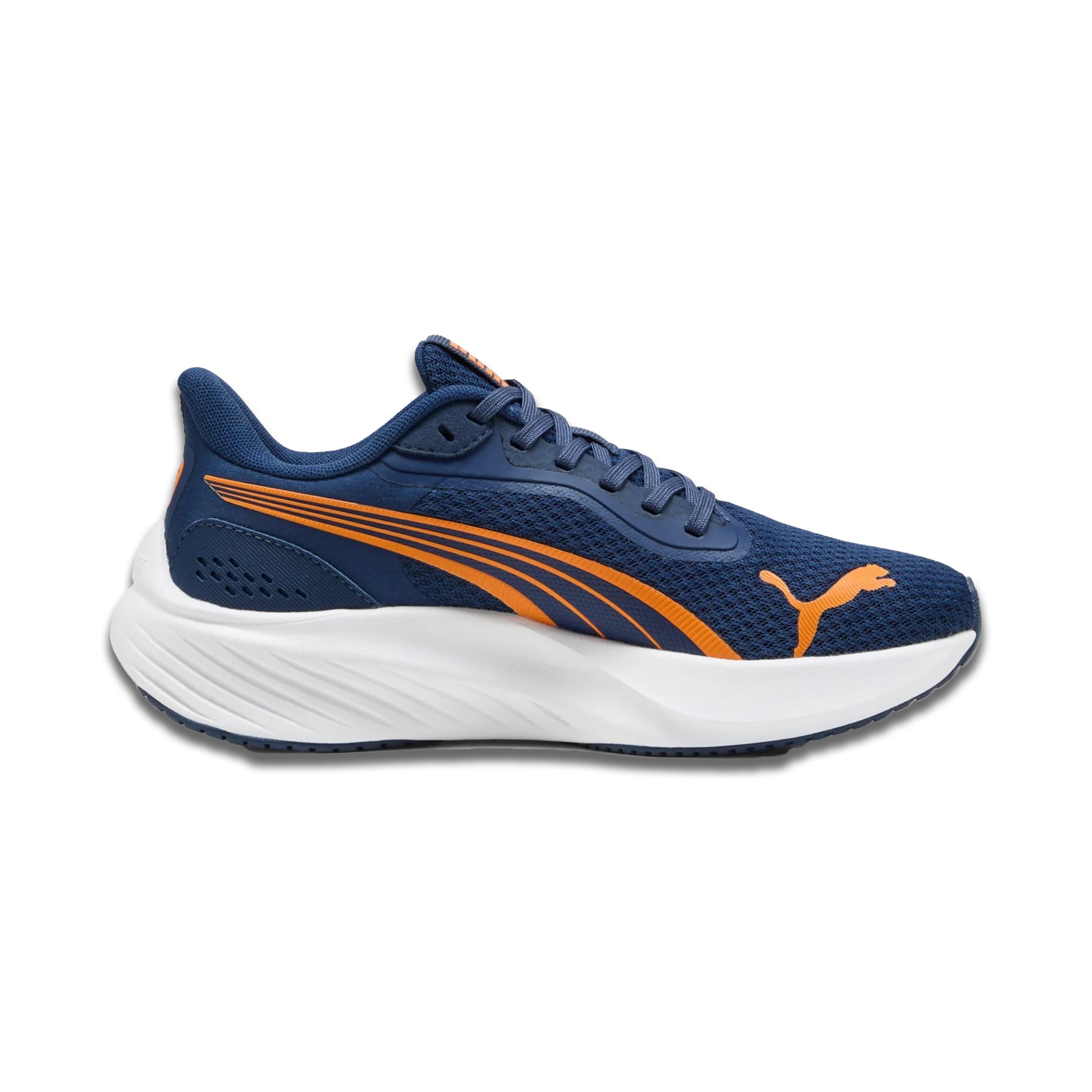 Puma Pounce Lite Junior Running Shoes: Persian Blue/Orange/Puma White