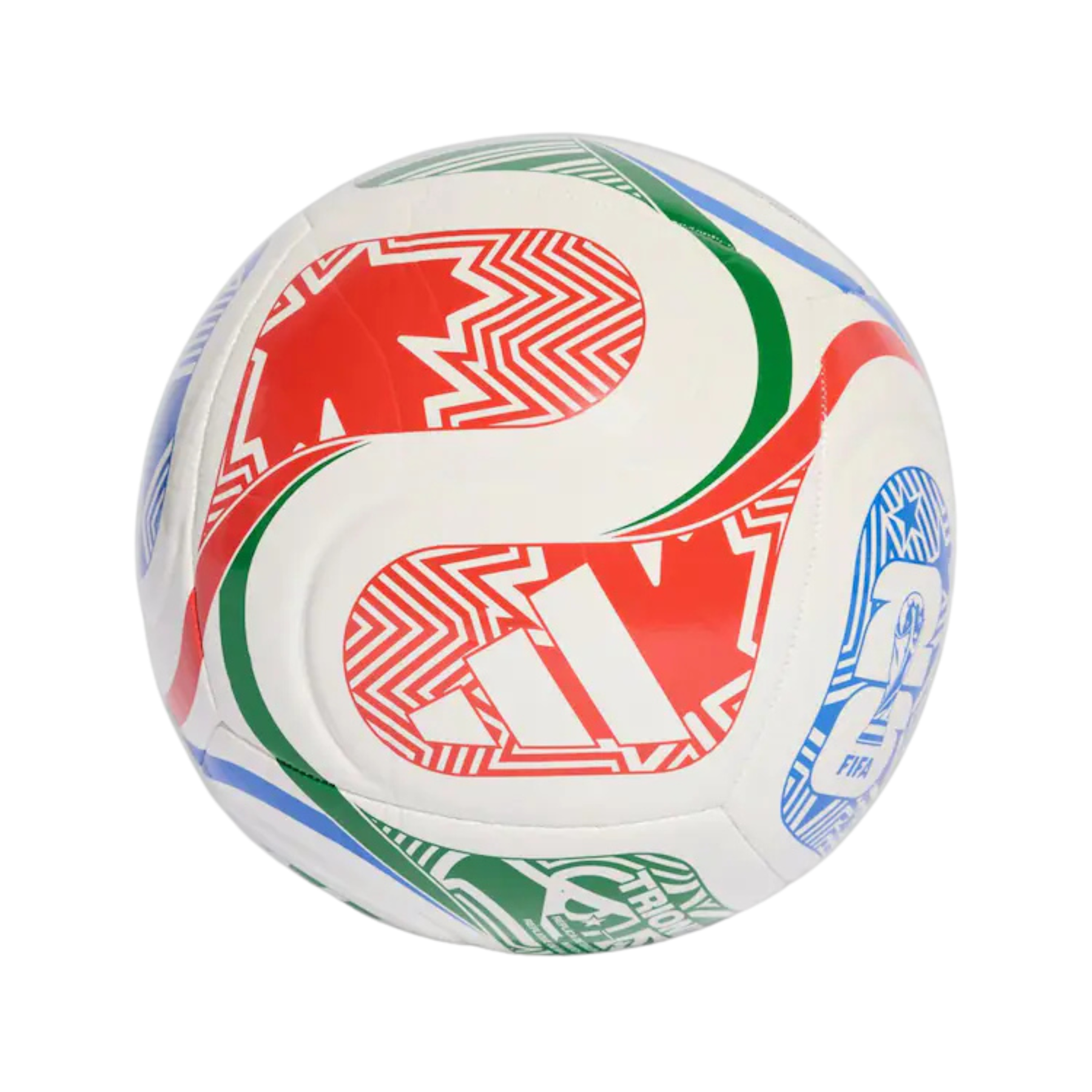 Adidas Trionda Club Fifa World Cup 2026 Football: White/Blue/Red
