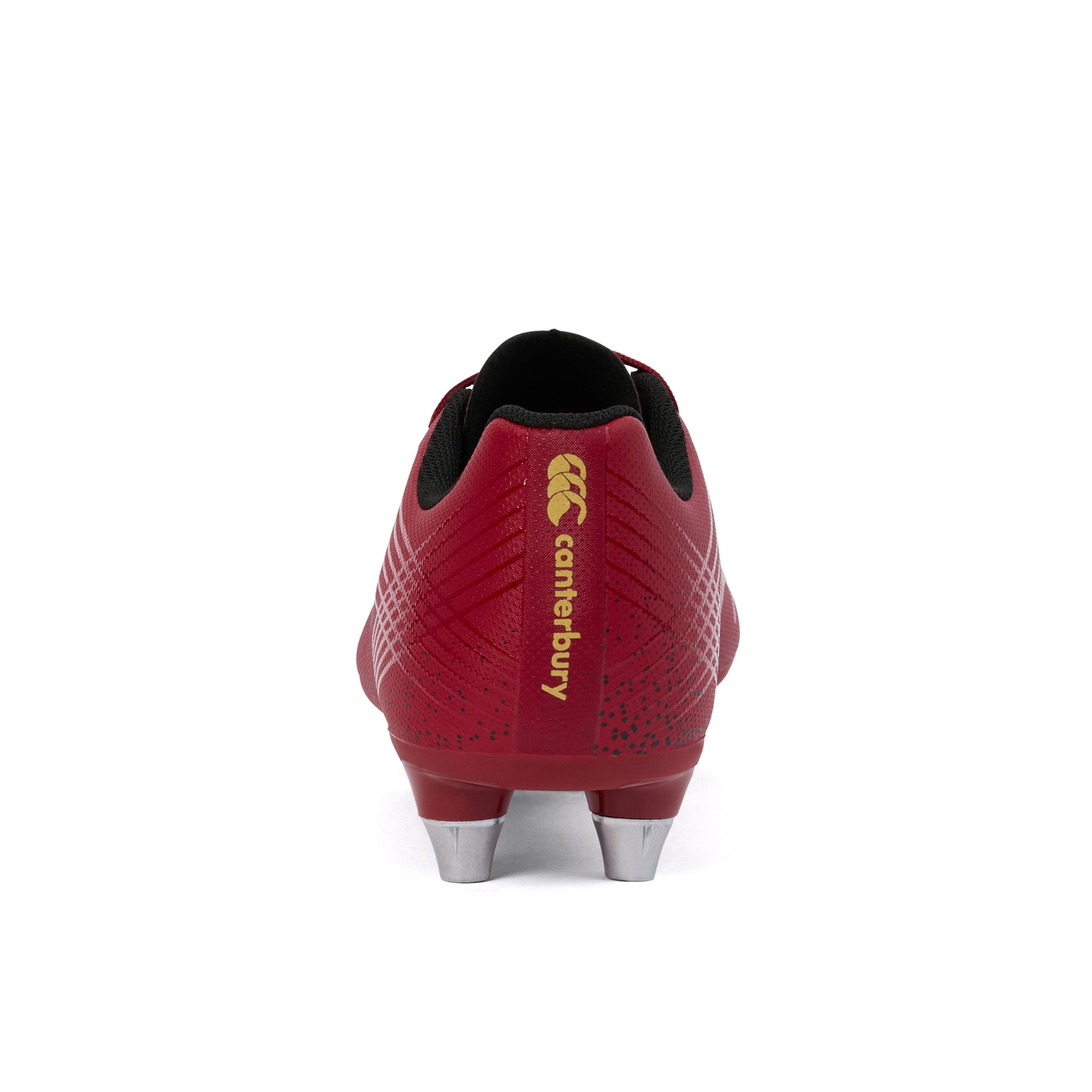 Canterbury Junior Stampede Team Soft Ground Rugby Boots: Red
