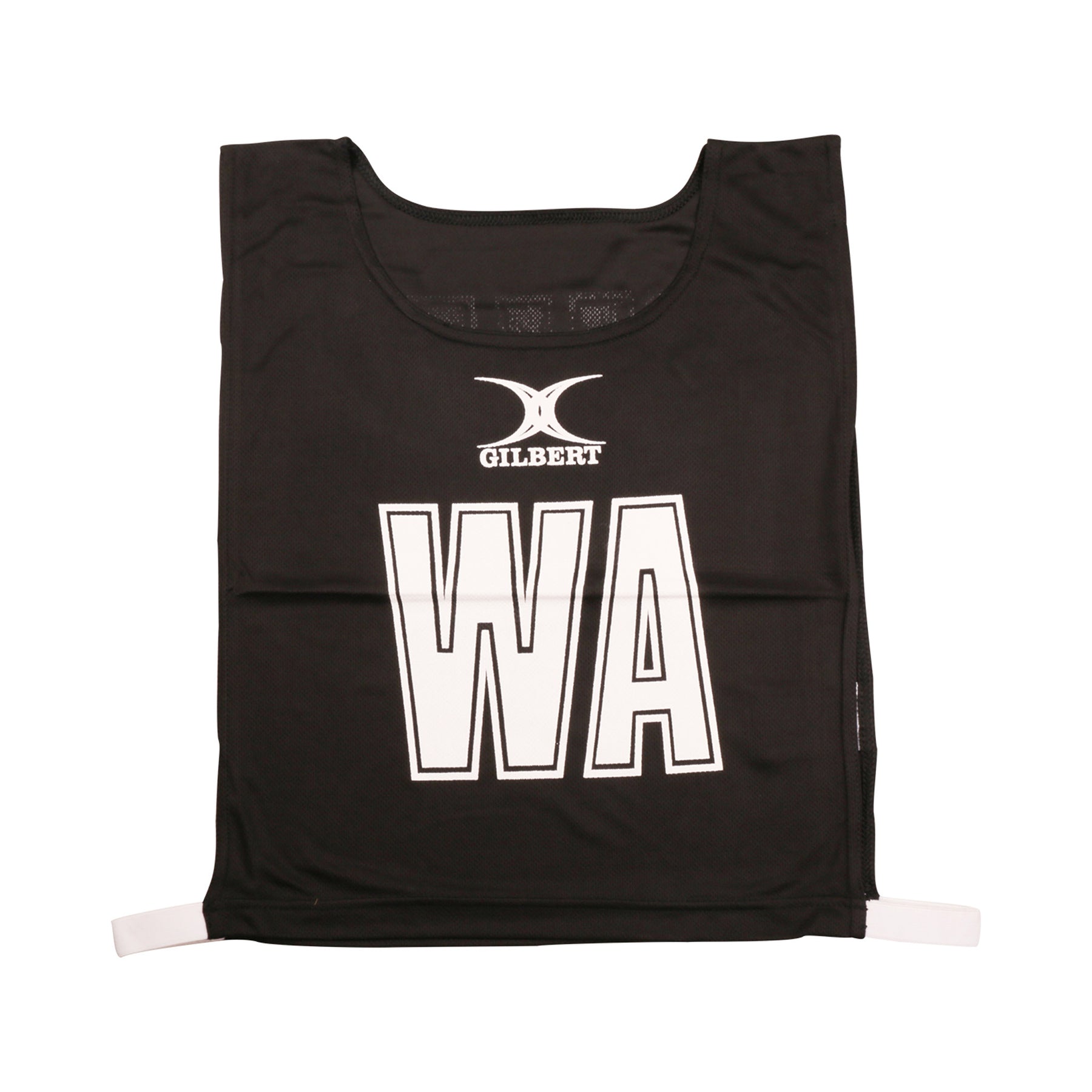 Netball Bib Gilbert Black