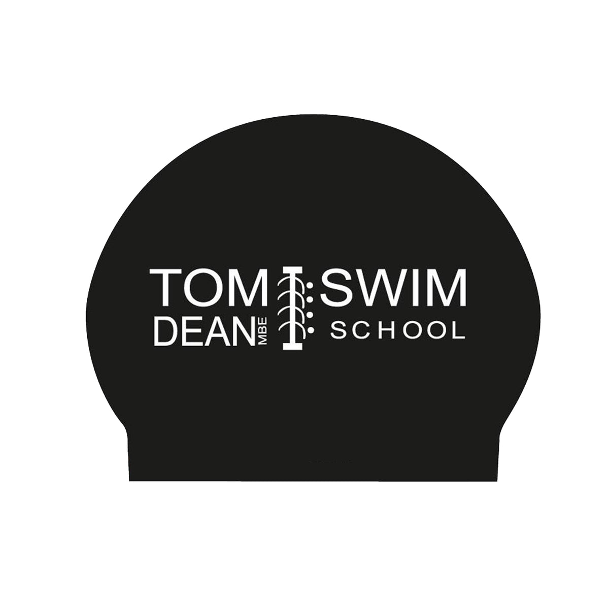 Tom Dean Swim School Pack of 100 Latex Swim Caps: Black