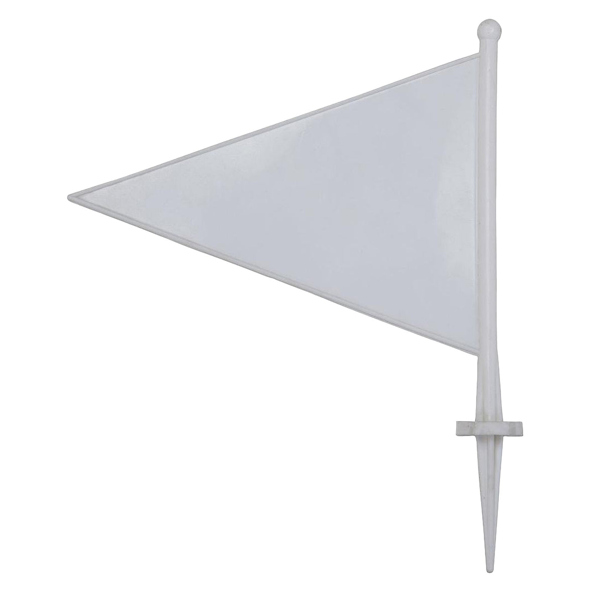 Cricket Boundary Flags: Pack of 25 White