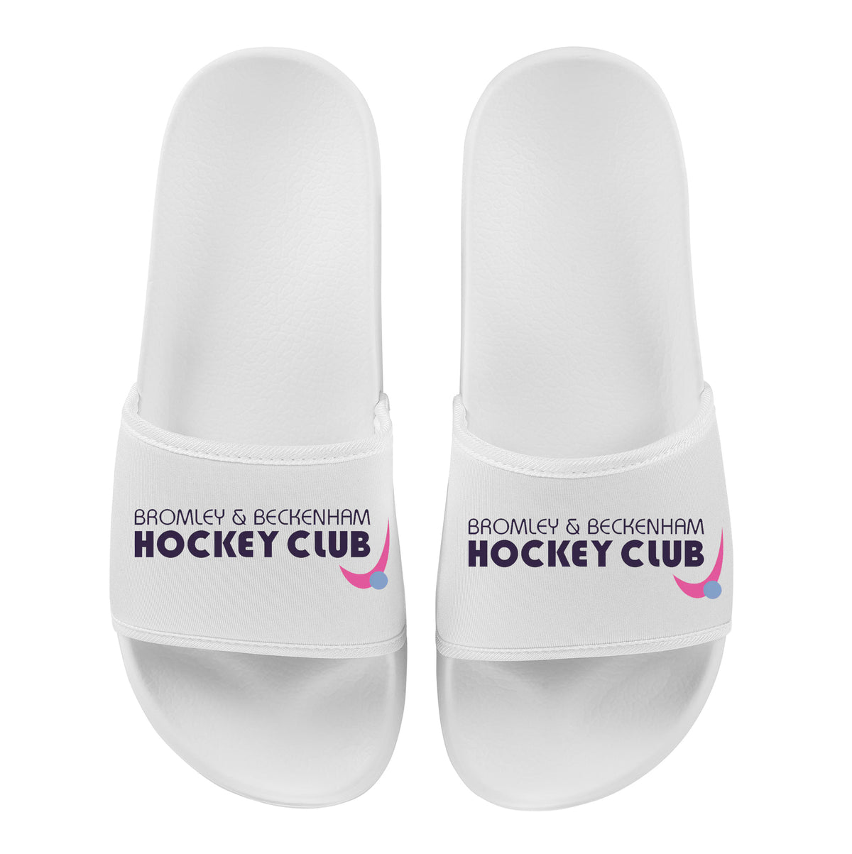 Brombeck Hockey Club Sliders: Arctic White