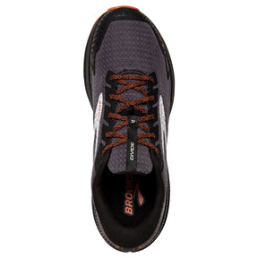 Brooks Divide 4 GTX Mens Trail Shoes: Black/Firecracker/Blue