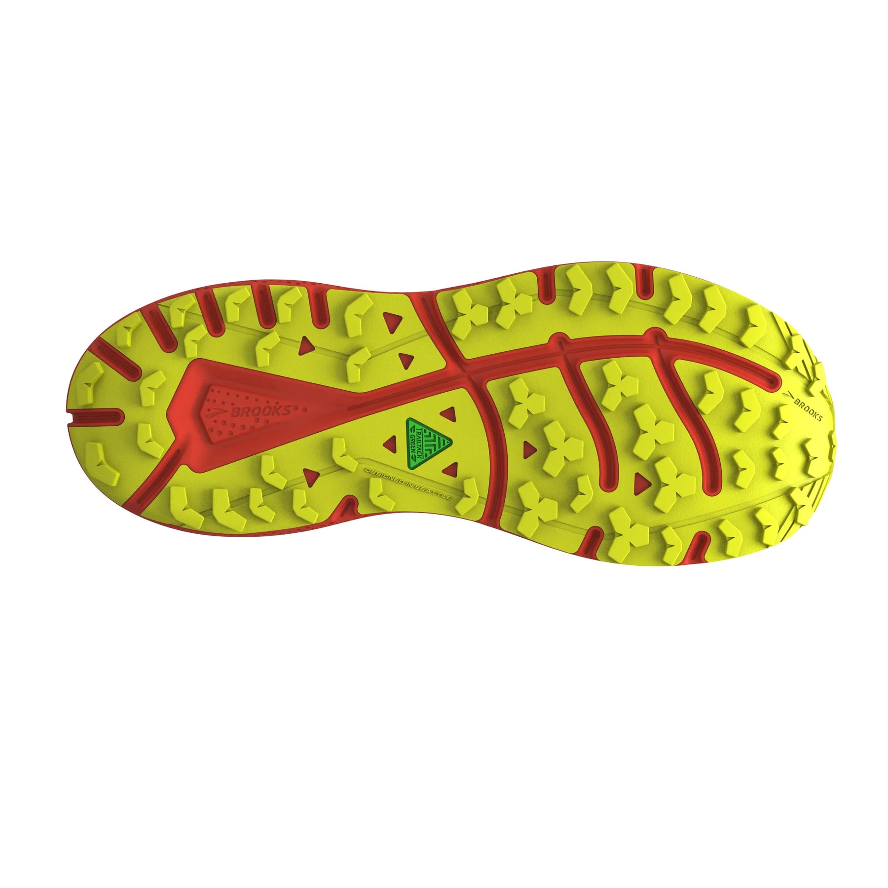 Brooks Divide 5 GTX Mens Trail Running Shoes: Black/Cherry/Lime