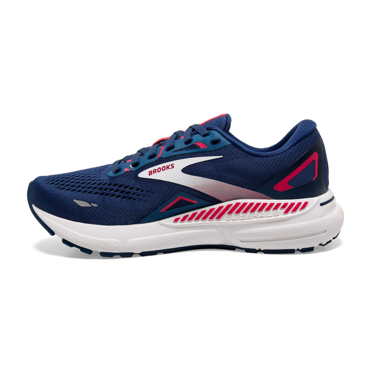 Brooks Adrenaline GTS 23 Womens Running Shoes: Blue/Raspberry/White