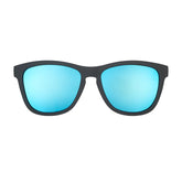 Goodr Midnight Sunglasses Blue Gradient Polarised Lenses: Black Frame