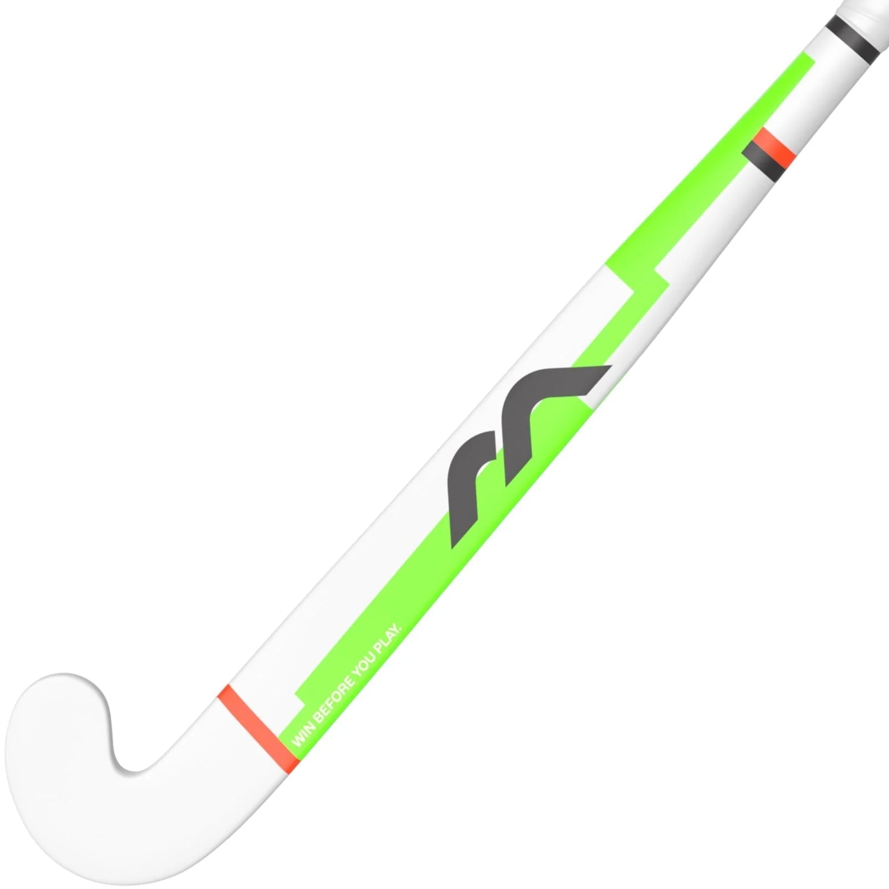 Mercian Genesis FG100 Low Junior Hockey Stick: White/Neon Green