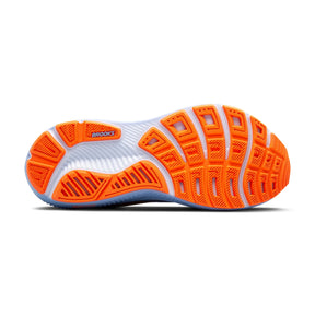 Brooks Ghost 17 Womens Running Shoes: Blue Heron/White/Orange