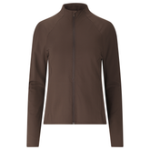 Athlecia Emarri Women's Full Zip Sweatshirt: Chocolate Torte