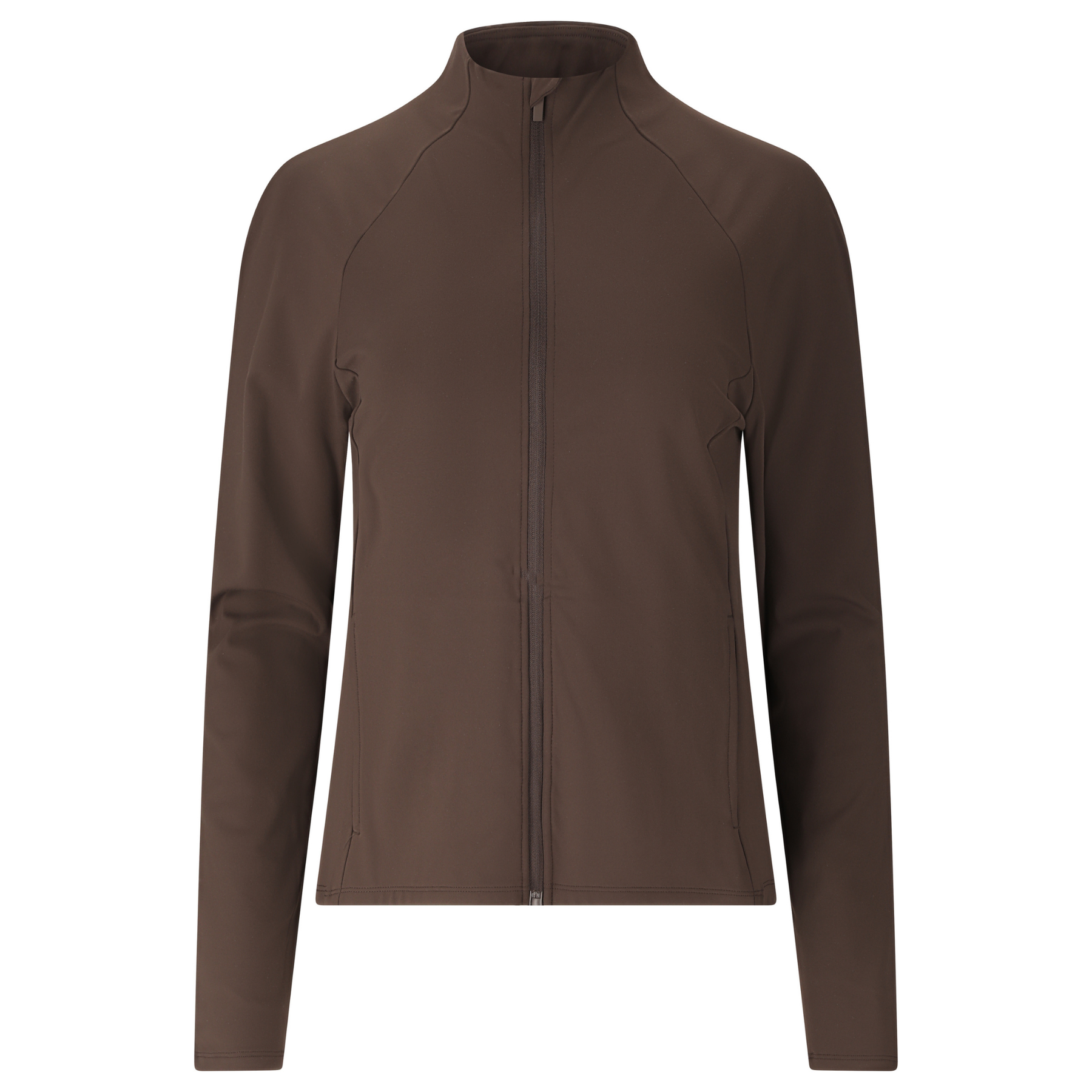Athlecia Emarri Women's Full Zip Sweatshirt: Chocolate Torte