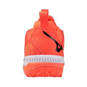 Mizuno Wave Panthera 2 Hockey Shoes: Lava Orange/White/Black