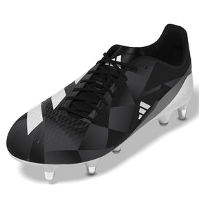 Adidas Adizero RS-15 Ultimate SG Rugby Boots: Black