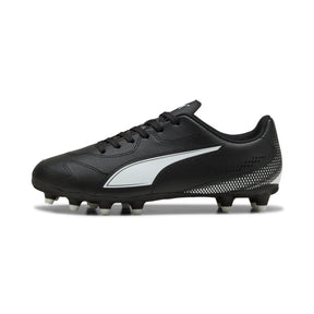 Puma Vitoria II FG/AG Junior Football Boots: Black/White