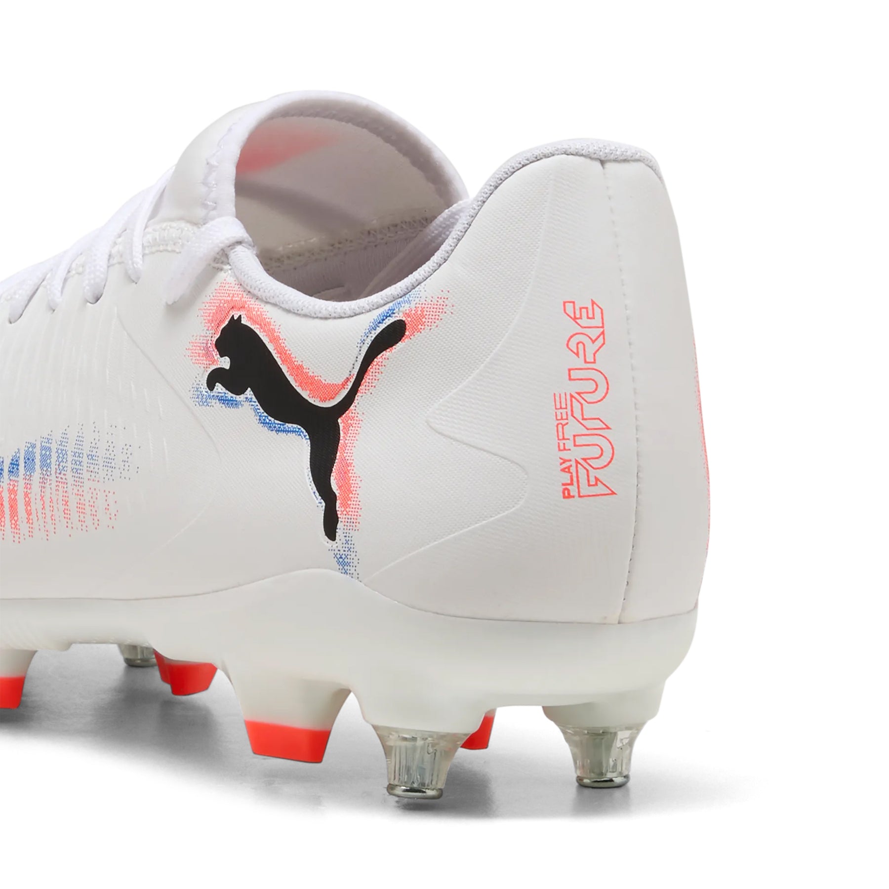 Puma Future 8 Play MXSG Football Boots: Puma White/Black/Glowing Red