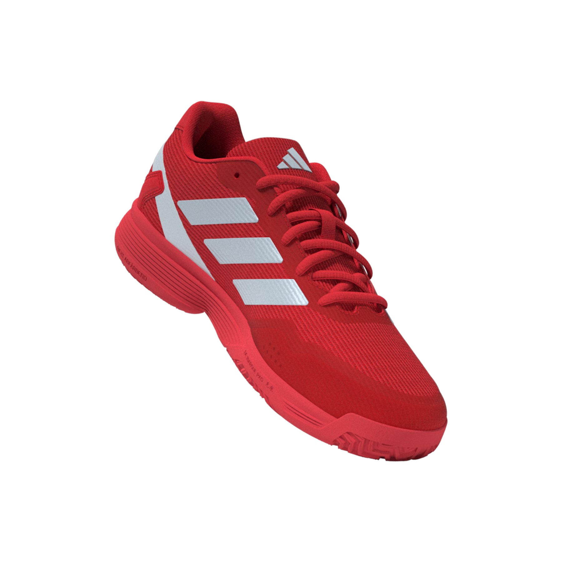 Adidas Ubersonic Kids Tennis Shoes: Red