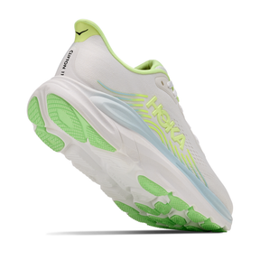 Hoka Clifton 11 Women's Running Shoes: Frost/Neon Yuzu