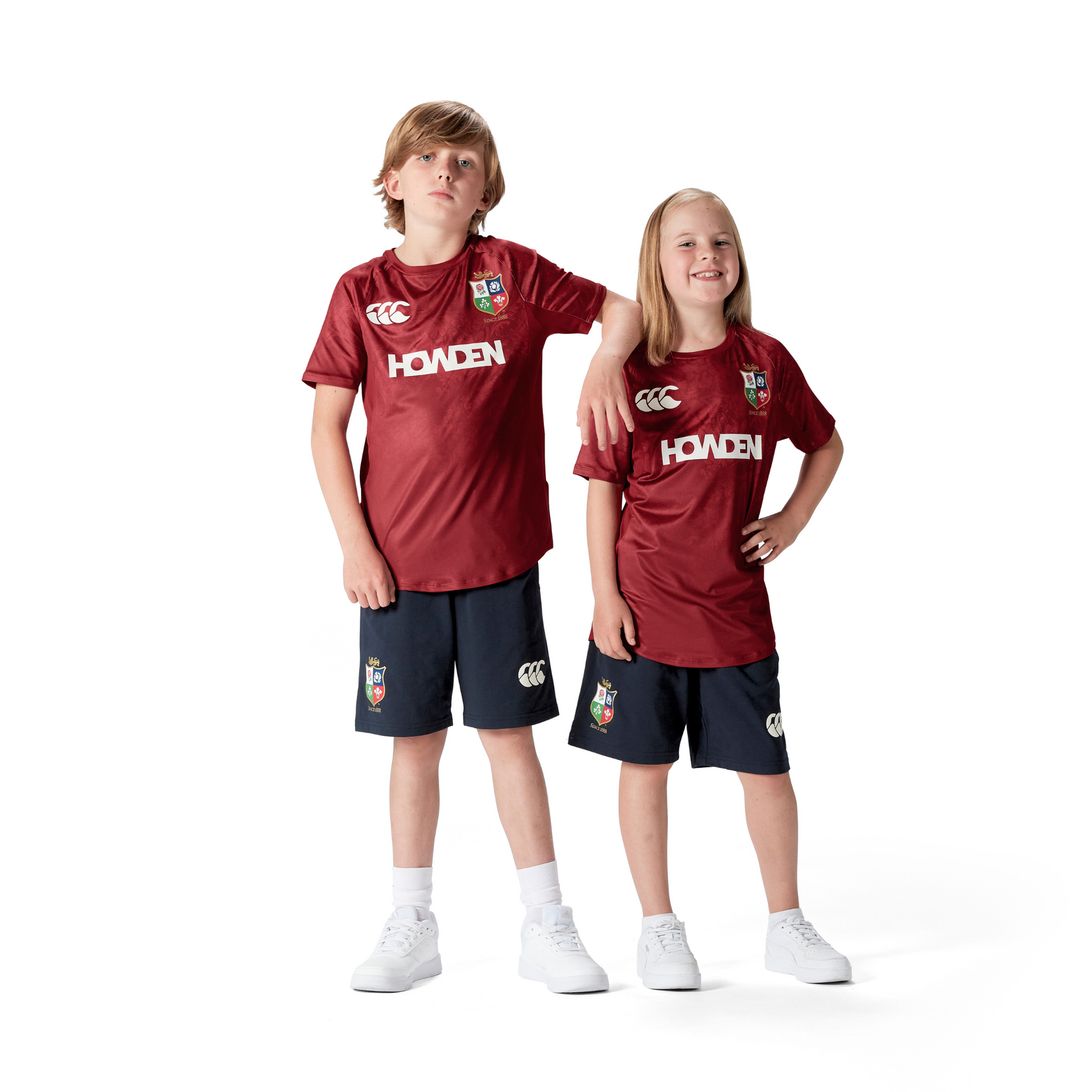 British & Irish Lions Rugby Super Light Junior Tee: Red