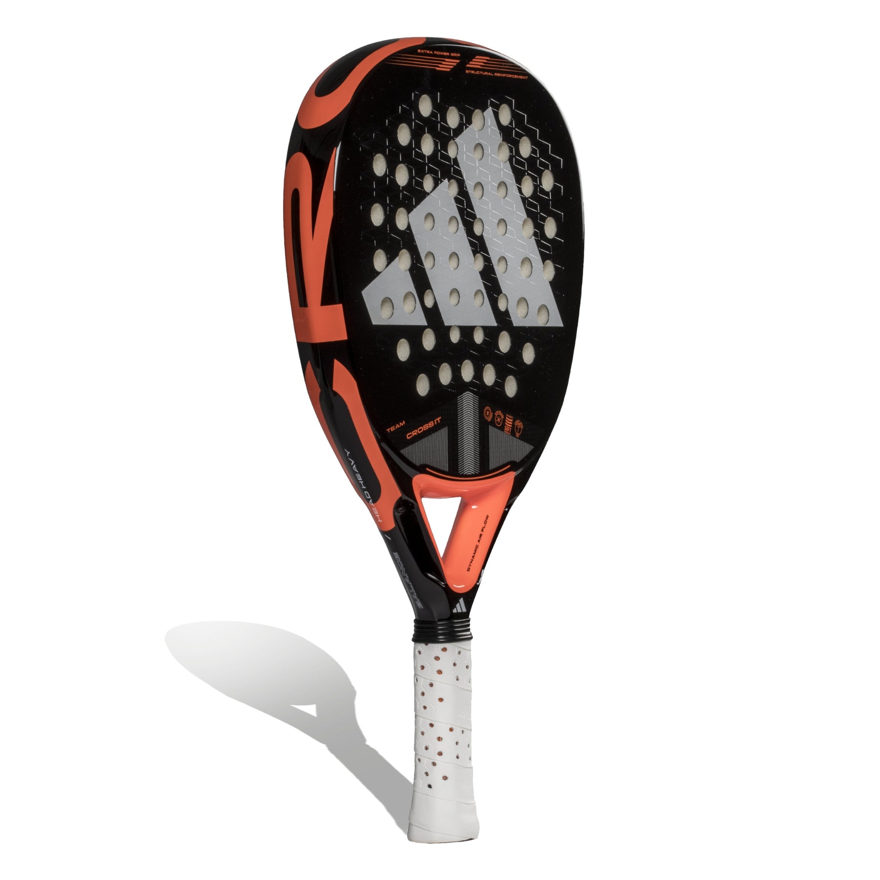 Adidas Cross It Team Padel Racket: Black/Orange