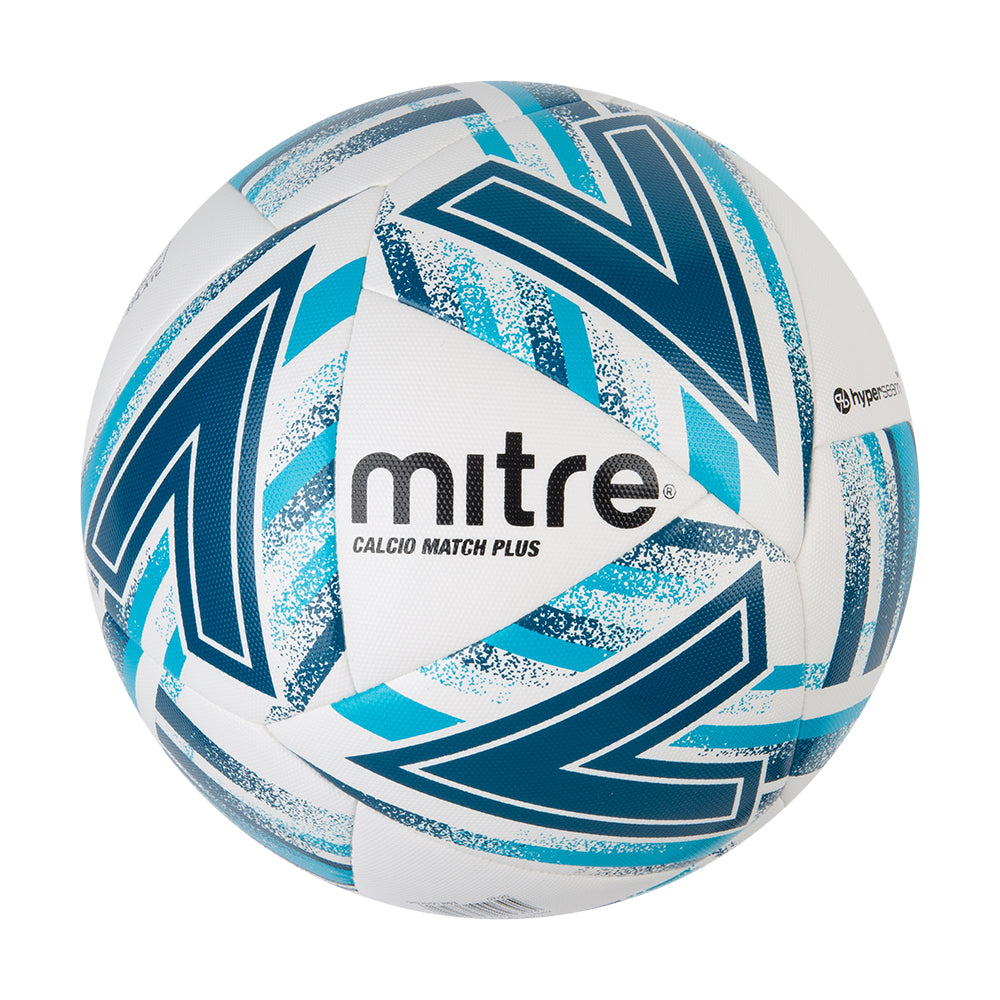 Football Mitre Calcio Match Plus: White/Blue