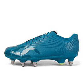 Canterbury Stampede Team Rugby Boots: Dark Green/Light Green