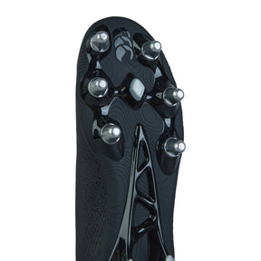 Canterbury Stampede Pro Rugby Boots: Black/Silver