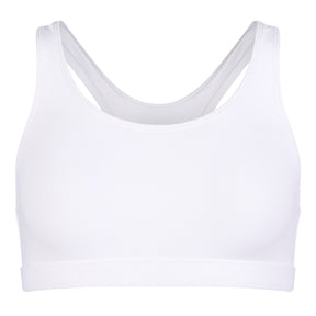 Sportjock Action Sports Bra: White