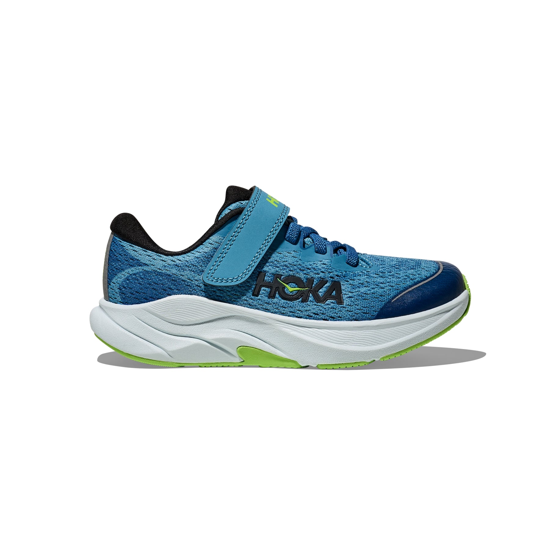 Hoka Rincon 4 Kids Running Shoes: Foggy Night/Alpine Blue