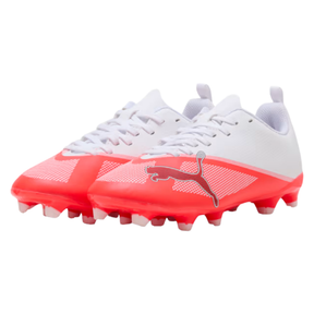 Puma Ultra 7 Play FG/AG Junior Football Boots: Red/Black/White
