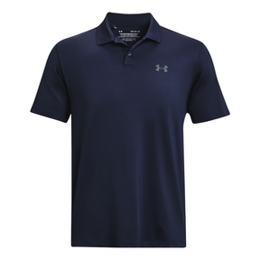 Under Armour Matchplay Printed Polo: Midnight Navy/Pitch Grey - M