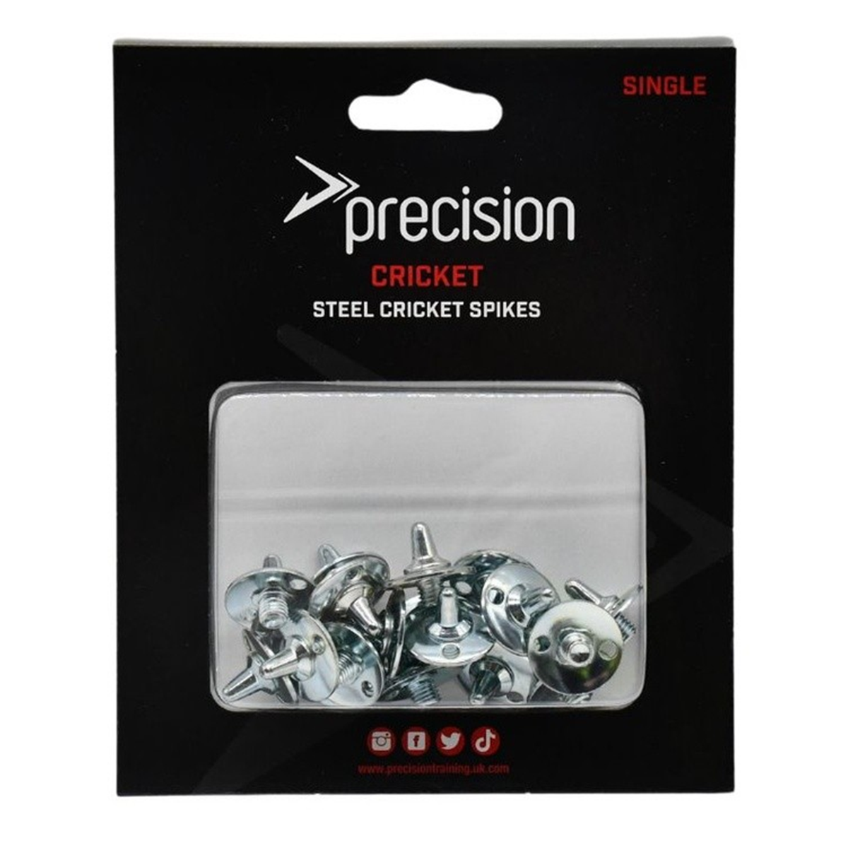 Set of Steel Cricket Spikes