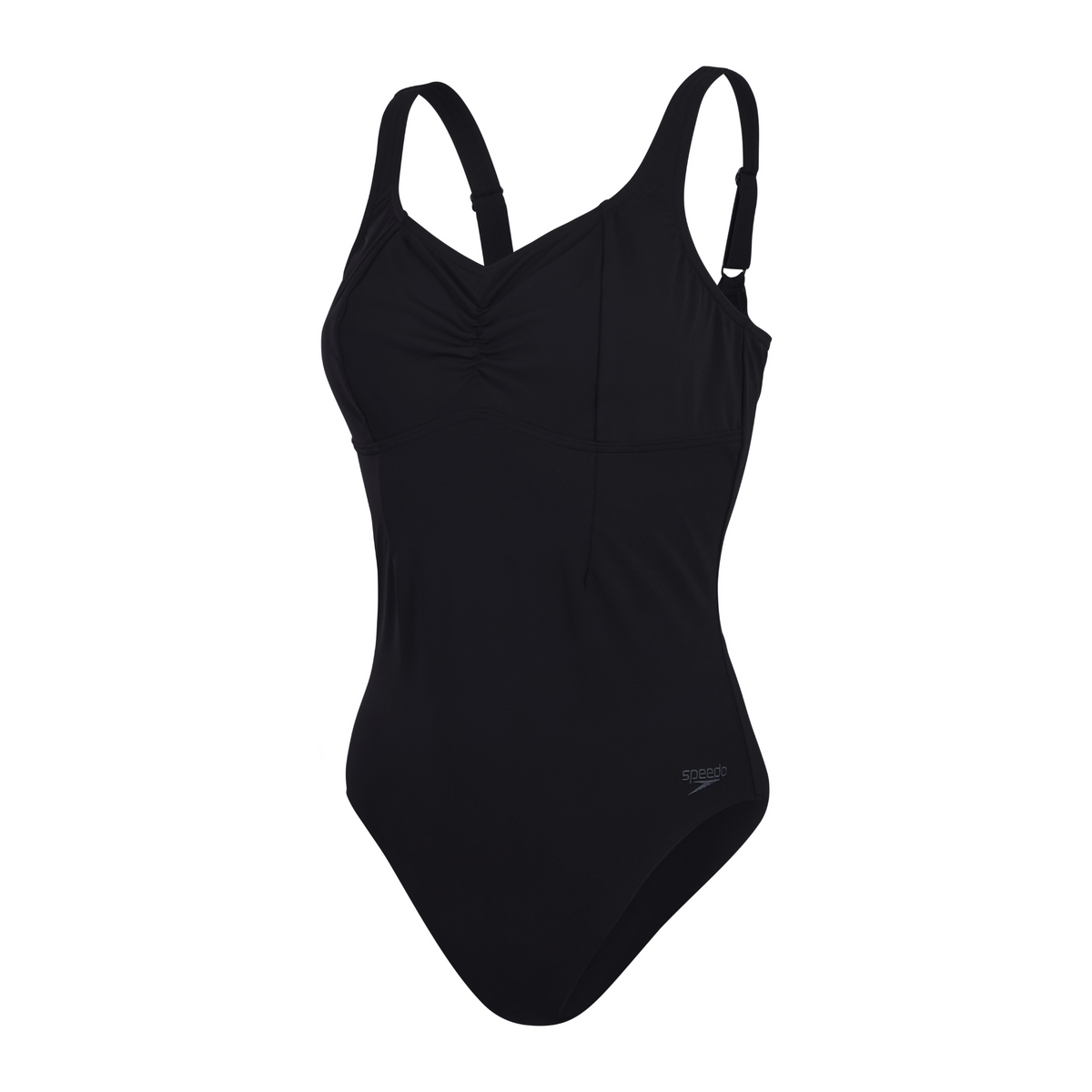 Speedo Women's AquaNite Longer Body Shaping Swimsuit: Black