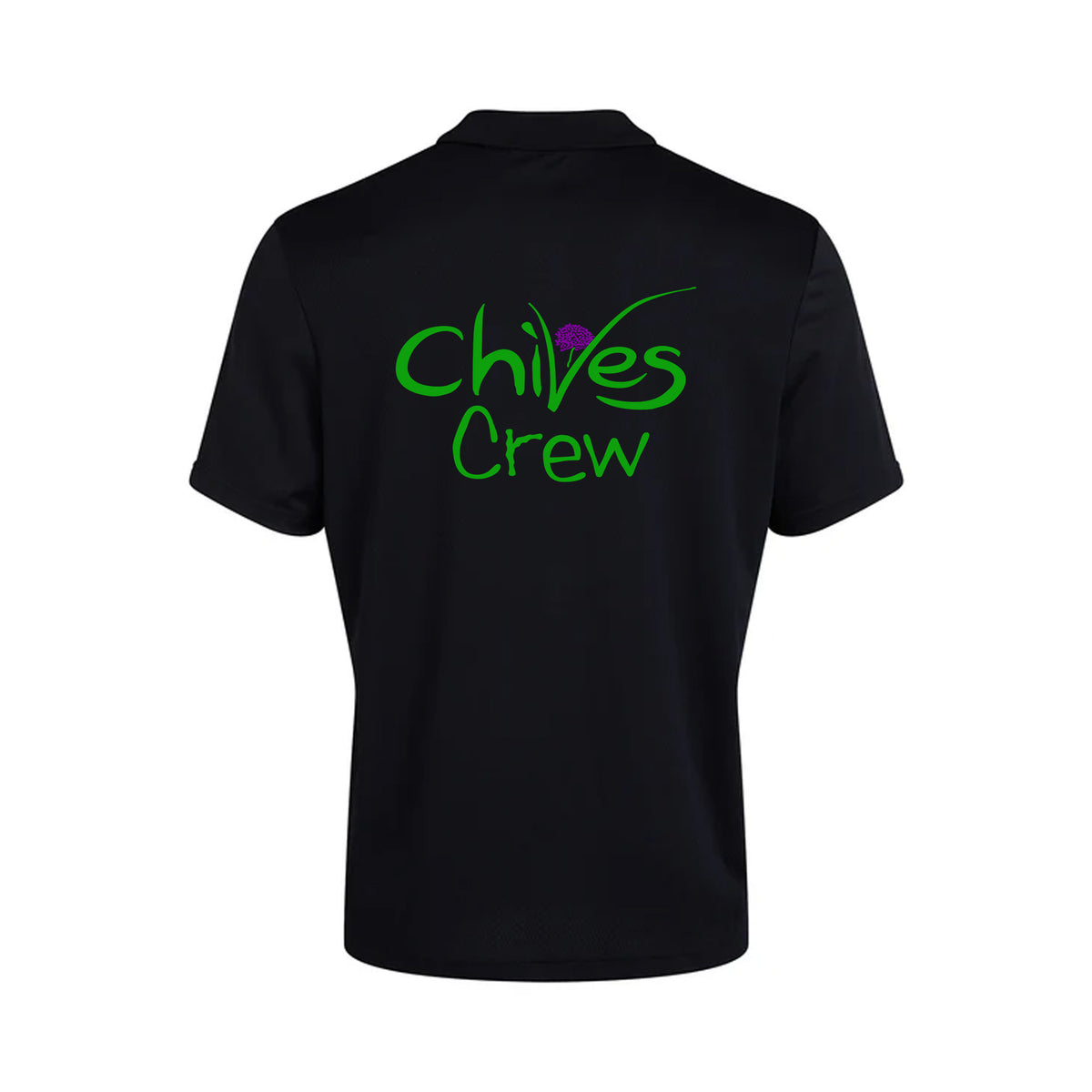 Chives Polo Top: Black