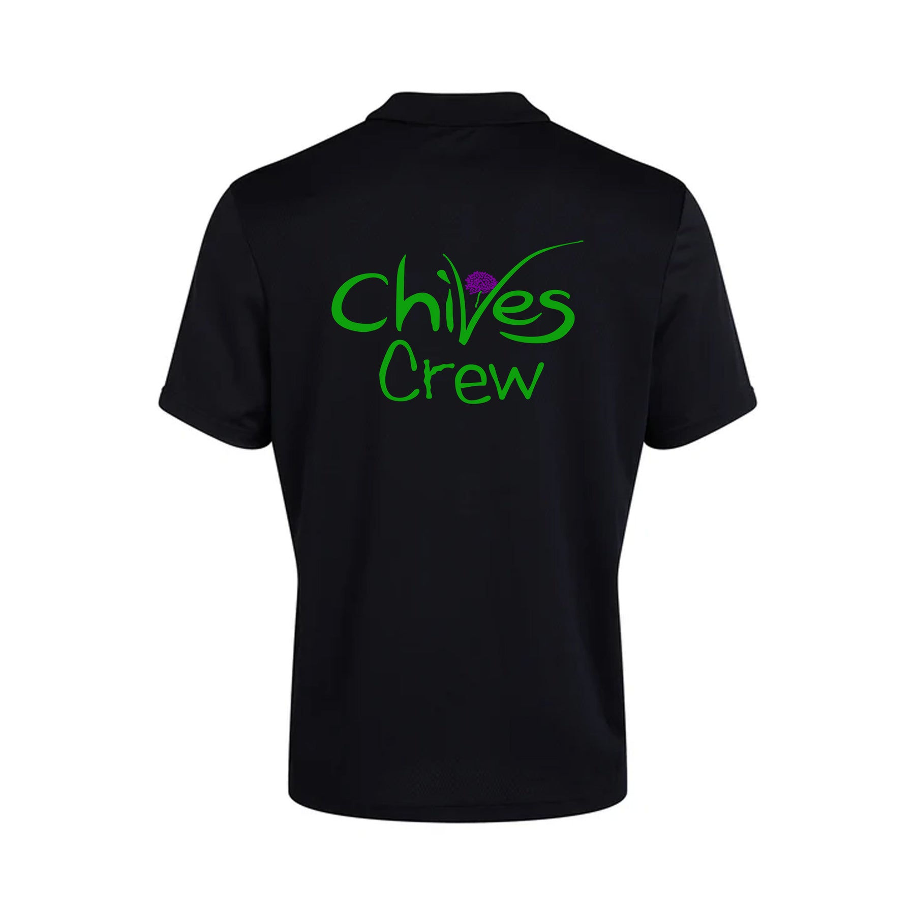 Chives Polo Top: Black